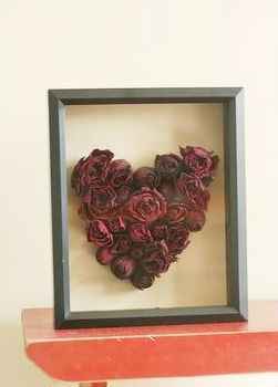 Enmarcar los pétalos con cristal 