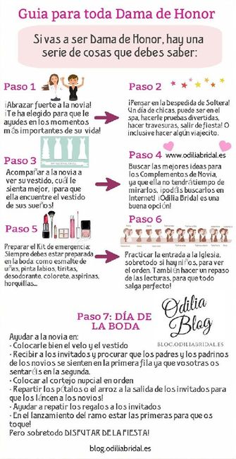 Lo que una Dama de honor debe saber ... - 1