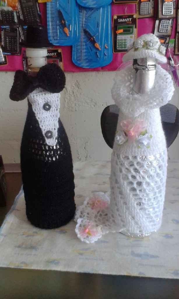 Bordados  para botellas - 1