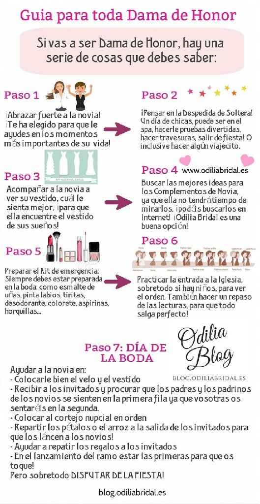 Lo que una Dama de honor debe saber ... - 1