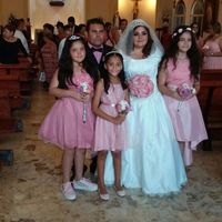 con mis princesas, mis dos hijas y mi sobrina.