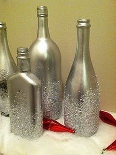 Botellas pintadas..!