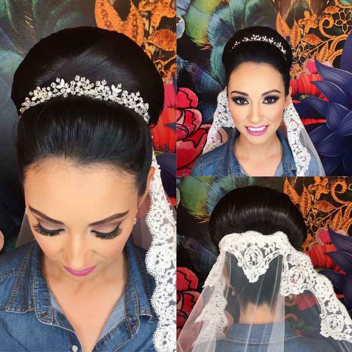 Peinados altos con mantilla?? - 1