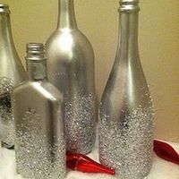 Botellas pintadas..!