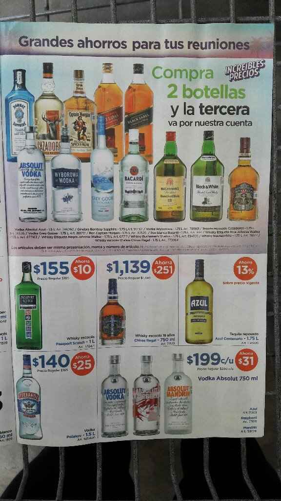 Alcohol en oferta en sam's club - 3