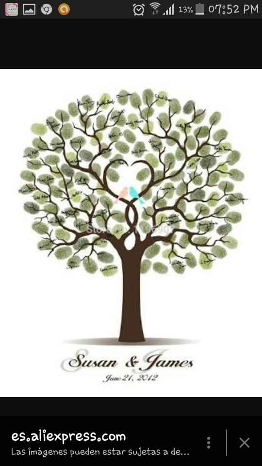 árbol de huellas - 1