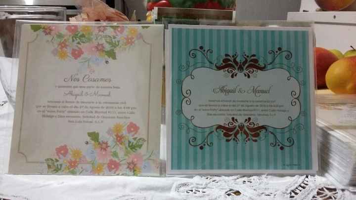 Invitaciones, las hago o las compro? - 1