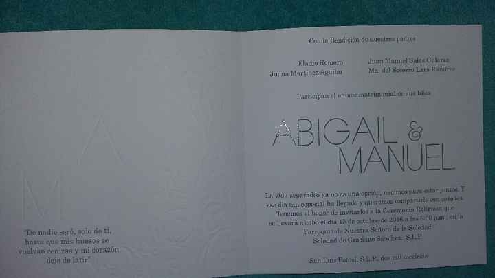Invitaciones listas!!!!! - 2