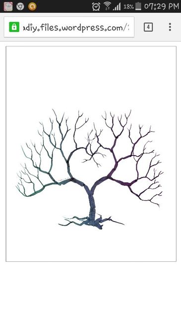 árbol de huellas - 1