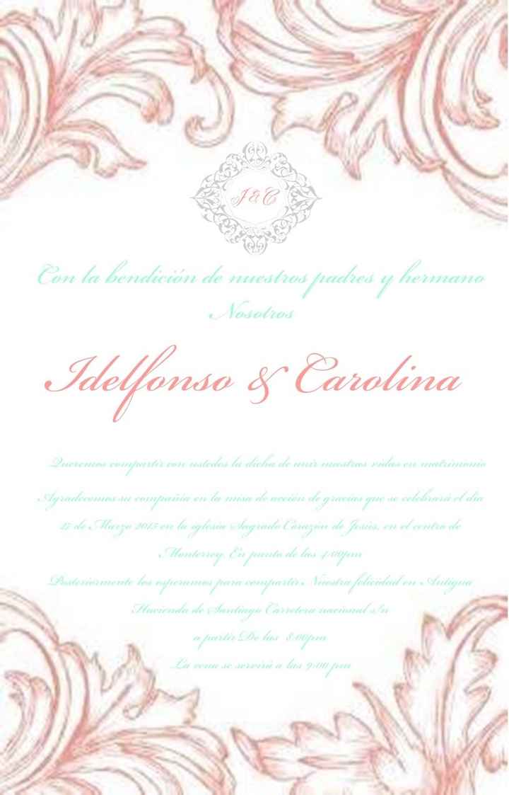 invitación letra cursiva
