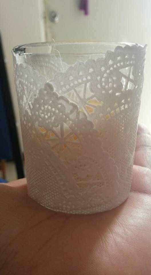 Diy: pequeñas velas de encaje - 2