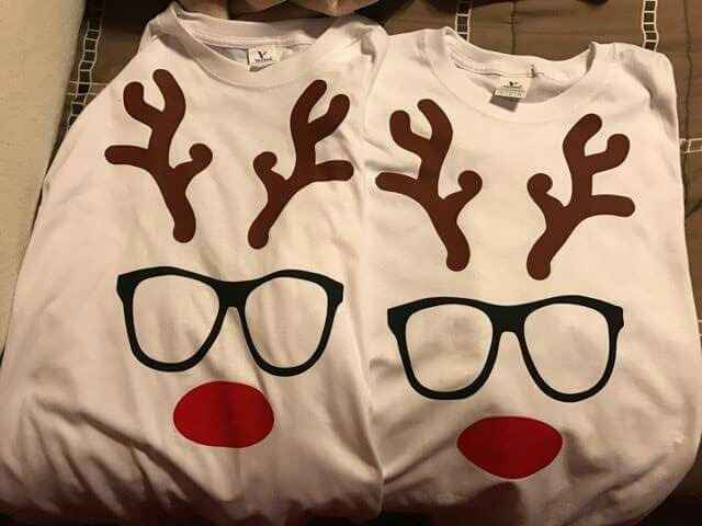 Playeras navideñas de esposos - 2