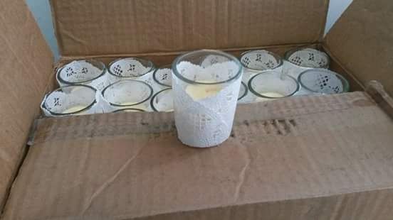 Diy: pequeñas velas de encaje - 1