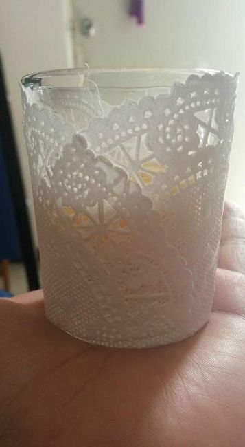 Diy: pequeñas velas de encaje - 2