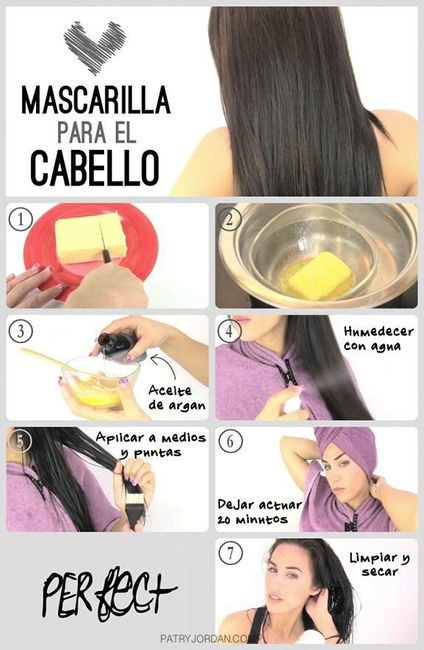 MASCARILLAS PARA EL CABELLO