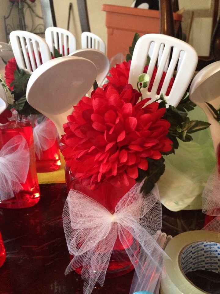 Arreglos de mesa despedida de soltera - 2