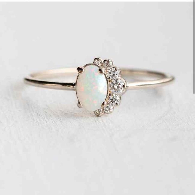 Anillos de compromiso delicados 💍 24
