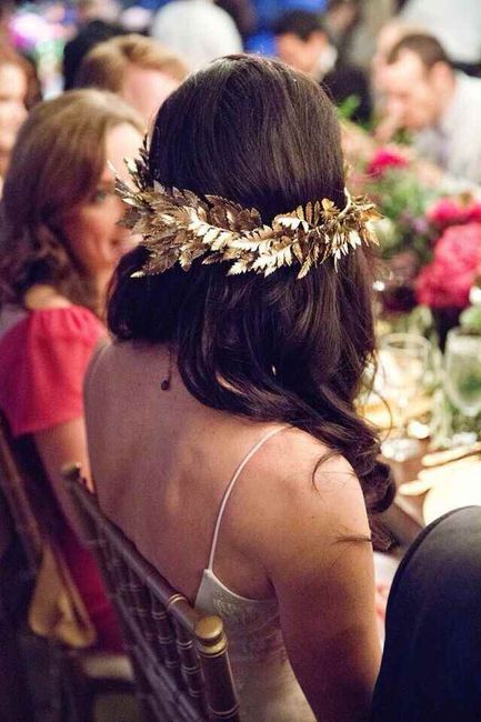 Hermosos tocados hojas de laurel 🌿🌿👰🏻 - 1