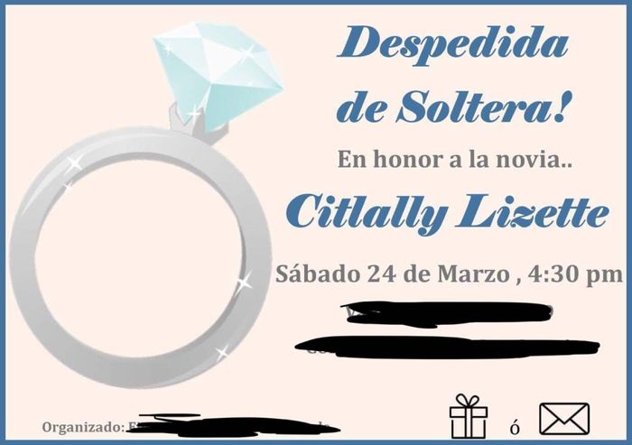 Quién diseño sus invitaciones de despedida de soltera??? - 1