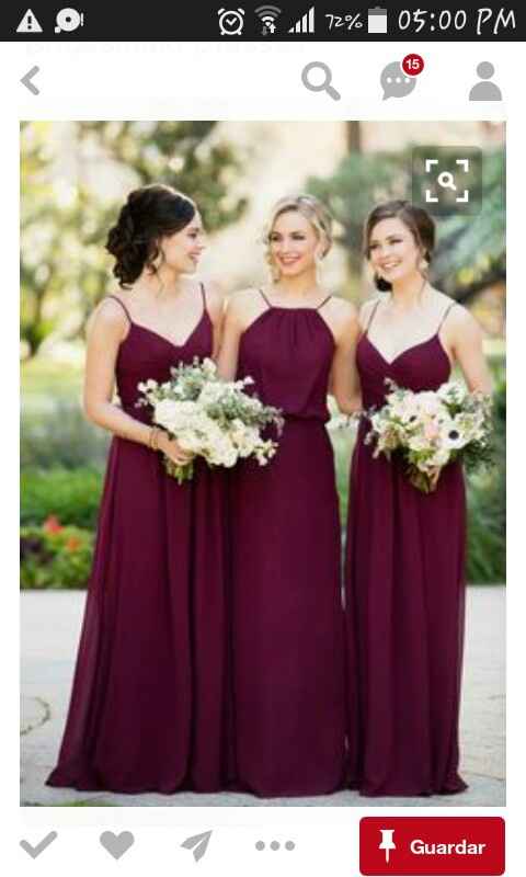 Ayuda con el color del vestido de las damas! - 1