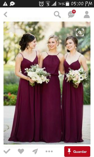 Ayuda con el color del vestido de las damas! - 1