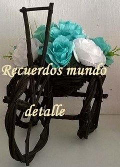 Lleva, llévame en tu bicicleta ..... centro de mesa 2