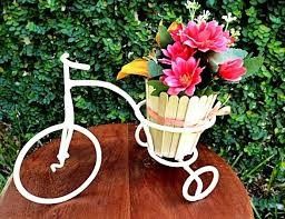 Lleva, llévame en tu bicicleta ..... centro de mesa 8