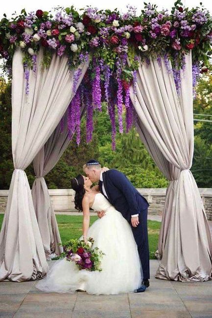 Bodas en tono morado - 13