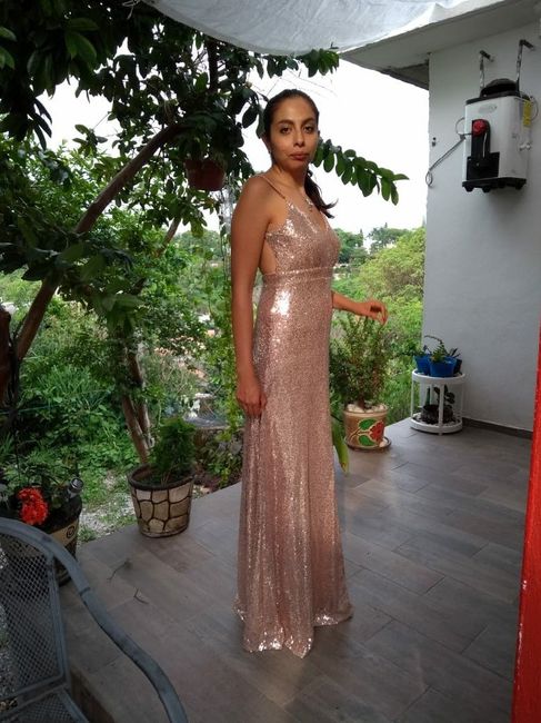Vestido dama, rosegold Aliexpress.😍 - 2