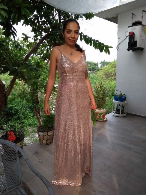 Vestido dama, rosegold Aliexpress.😍 - 5