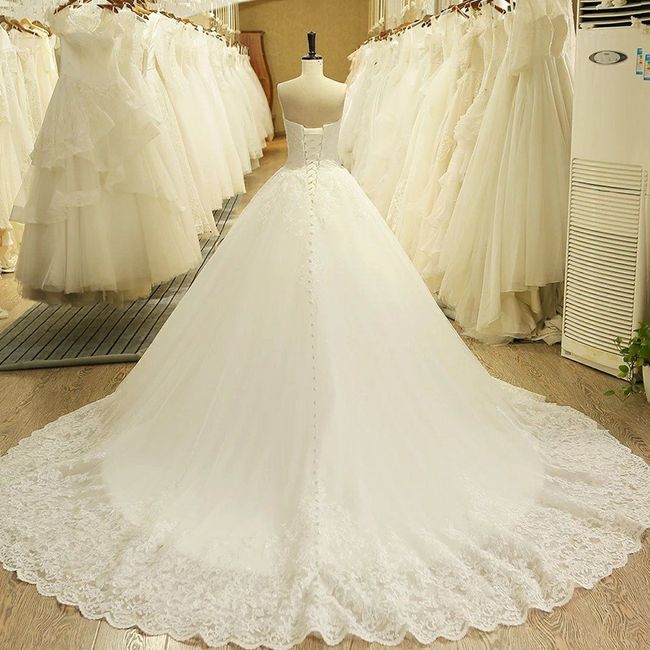 Vestidos de Novia, con cola larga!! 👰 18