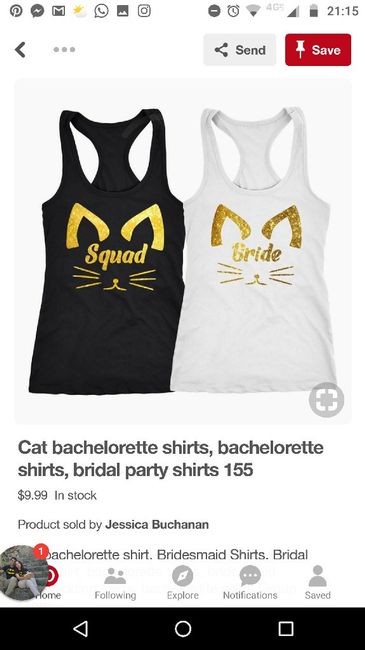 Playeras para damas y novia 4