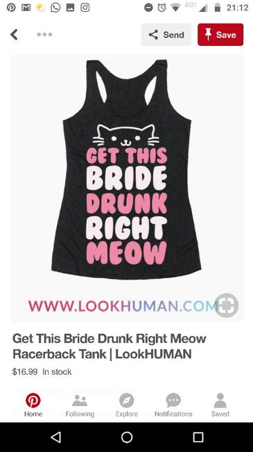 Playeras para damas y novia 6