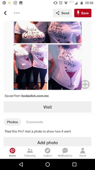 Playeras para damas y novia 17