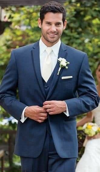 Novios en azul marino 😍 - 8