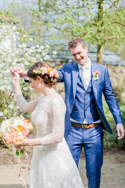 Novios en azul marino 😍 - 9