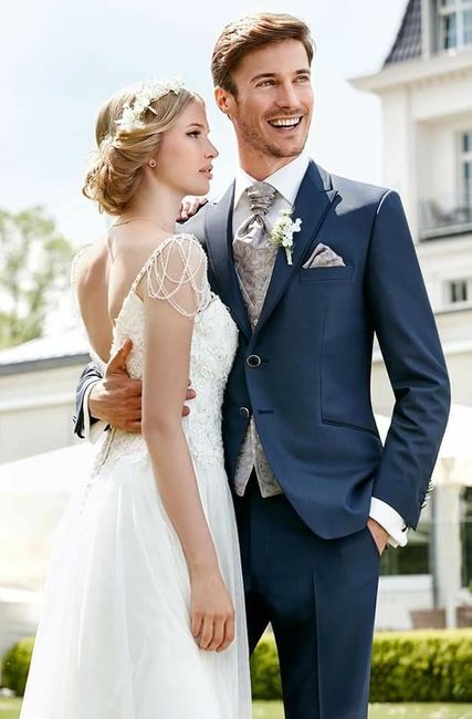 Novios en azul marino 😍 - 13