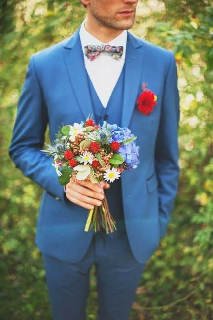 Novios en azul marino 😍 - 17