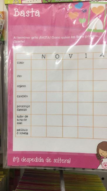 Mis juegos para la despedida - 2