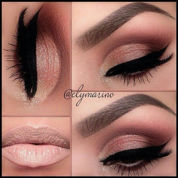 Maquillaje de ojos rosa 8