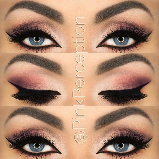 Maquillaje de ojos rosa 16