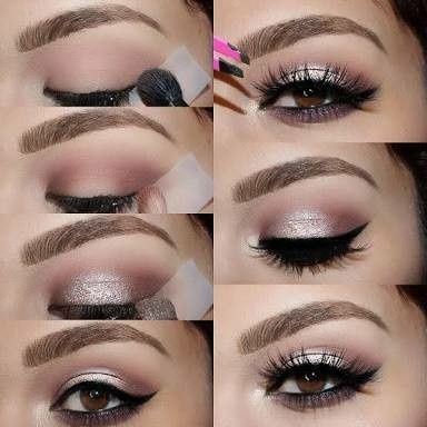 Maquillaje de ojos rosa 17