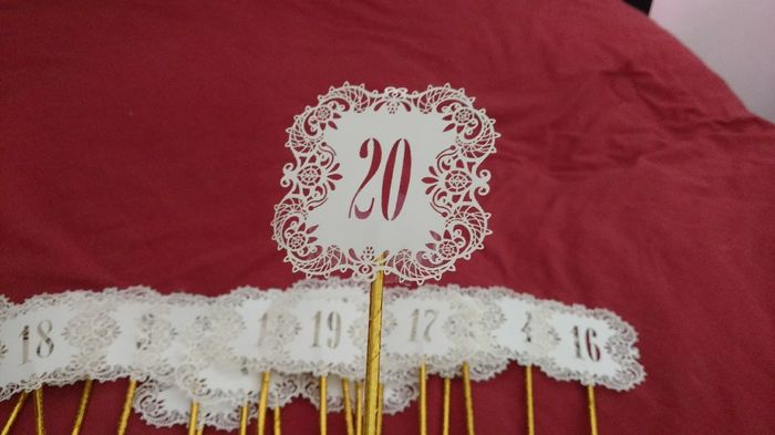 Mis números de mesa - 2