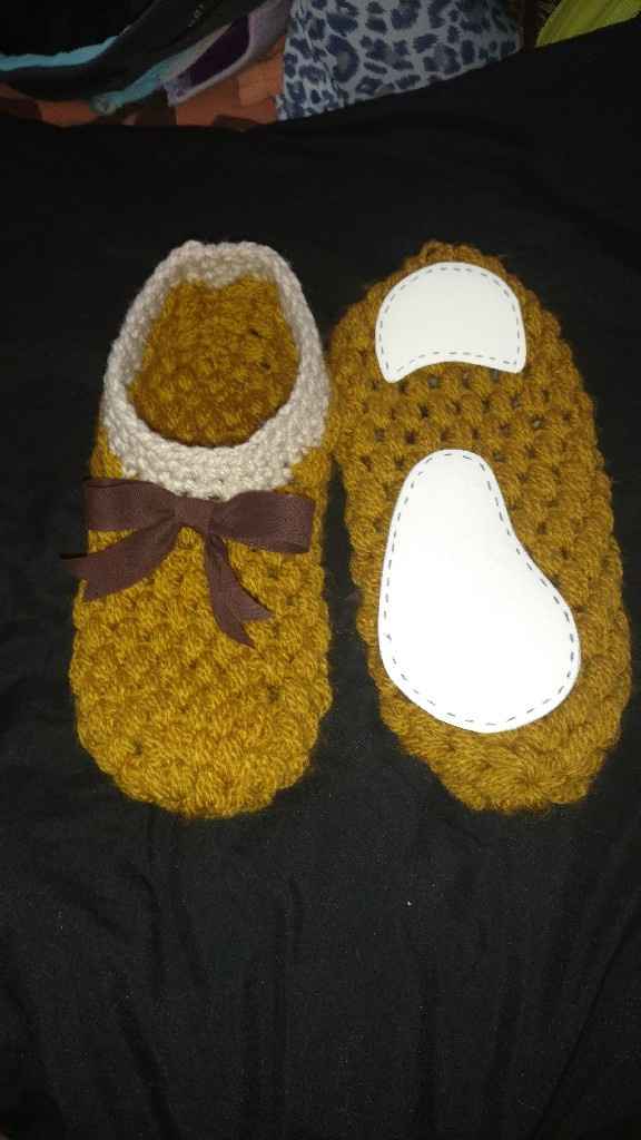 Pantunflas tejidas diy - 2