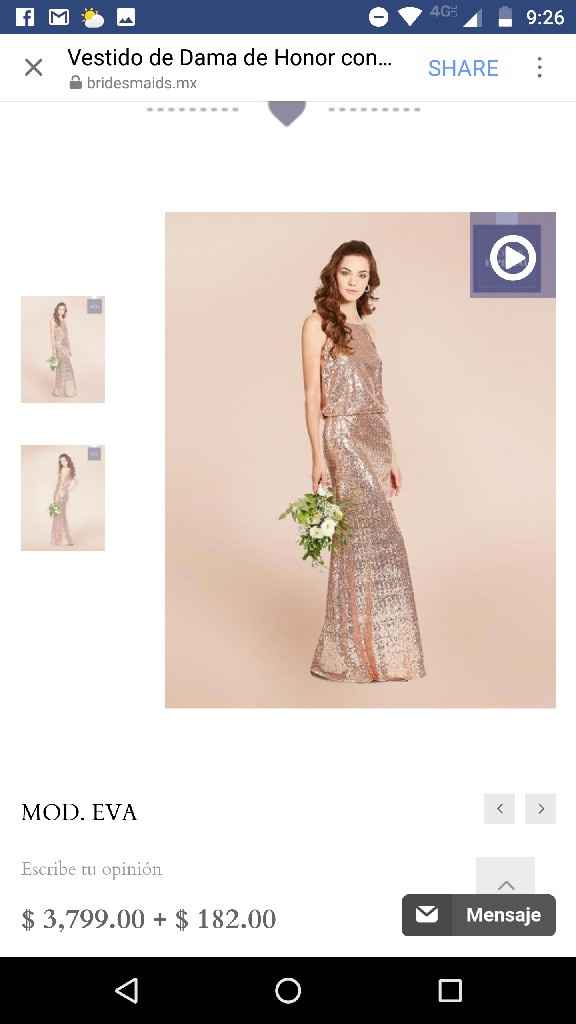 Vestido para damas, comprado o mandado a hacer ? - 11