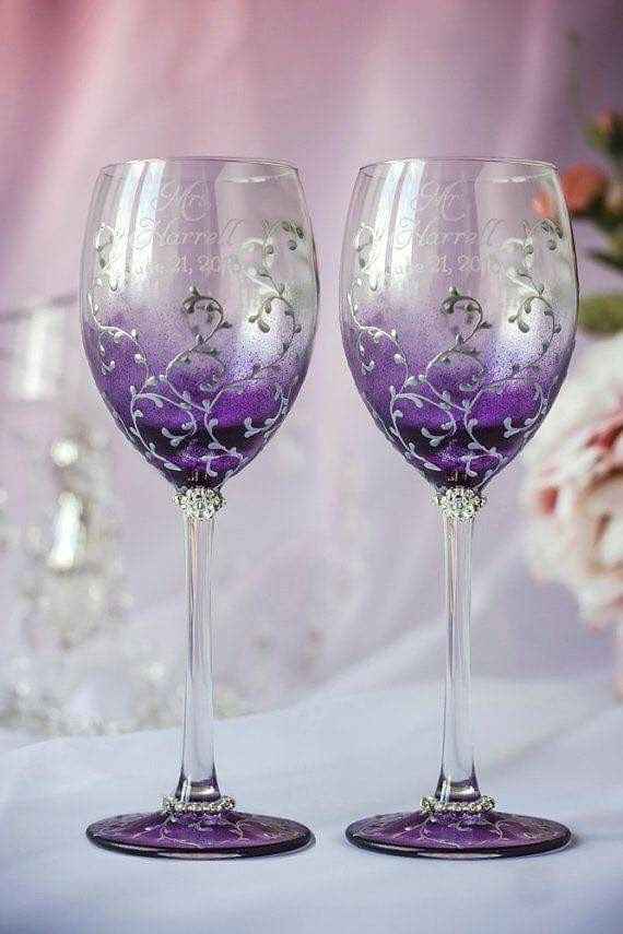 Bodas en tono morado - 1