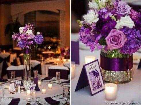 Bodas en tono morado - 6