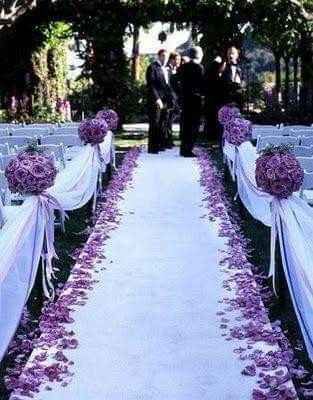 Bodas en tono morado - 10