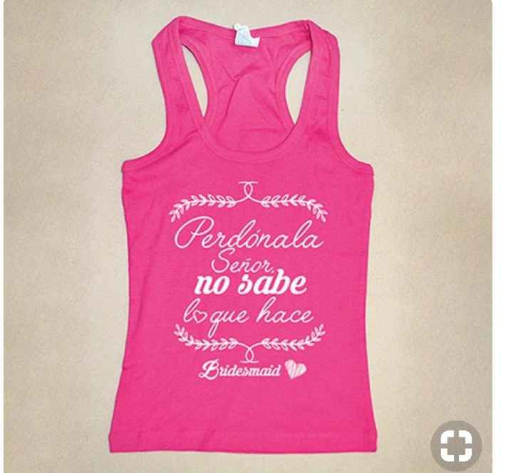 Playeras para damas y novia - 21