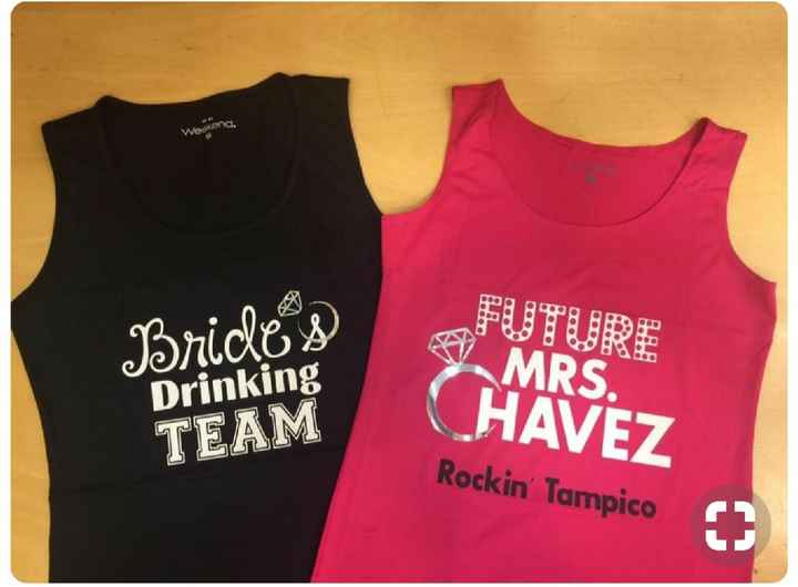 Playeras para damas y novia - 25